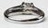 1 ct platinum and diamond engagement ring - 3