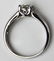 1 ct platinum and diamond engagement ring - 7
