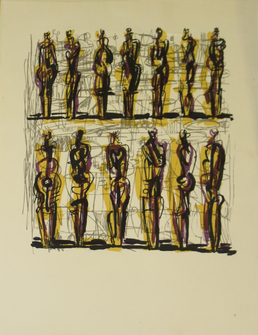 Henry Moore (1898-1986) Thirteen Standing Figures (1 of 2)