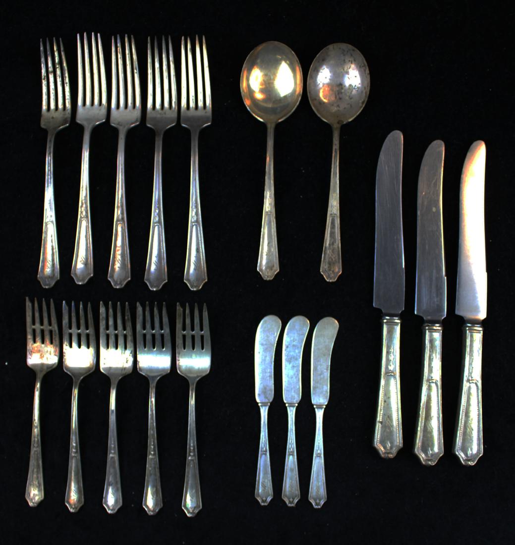 Jennings Silver Co. Georgian sterling flatware (1 of 5)
