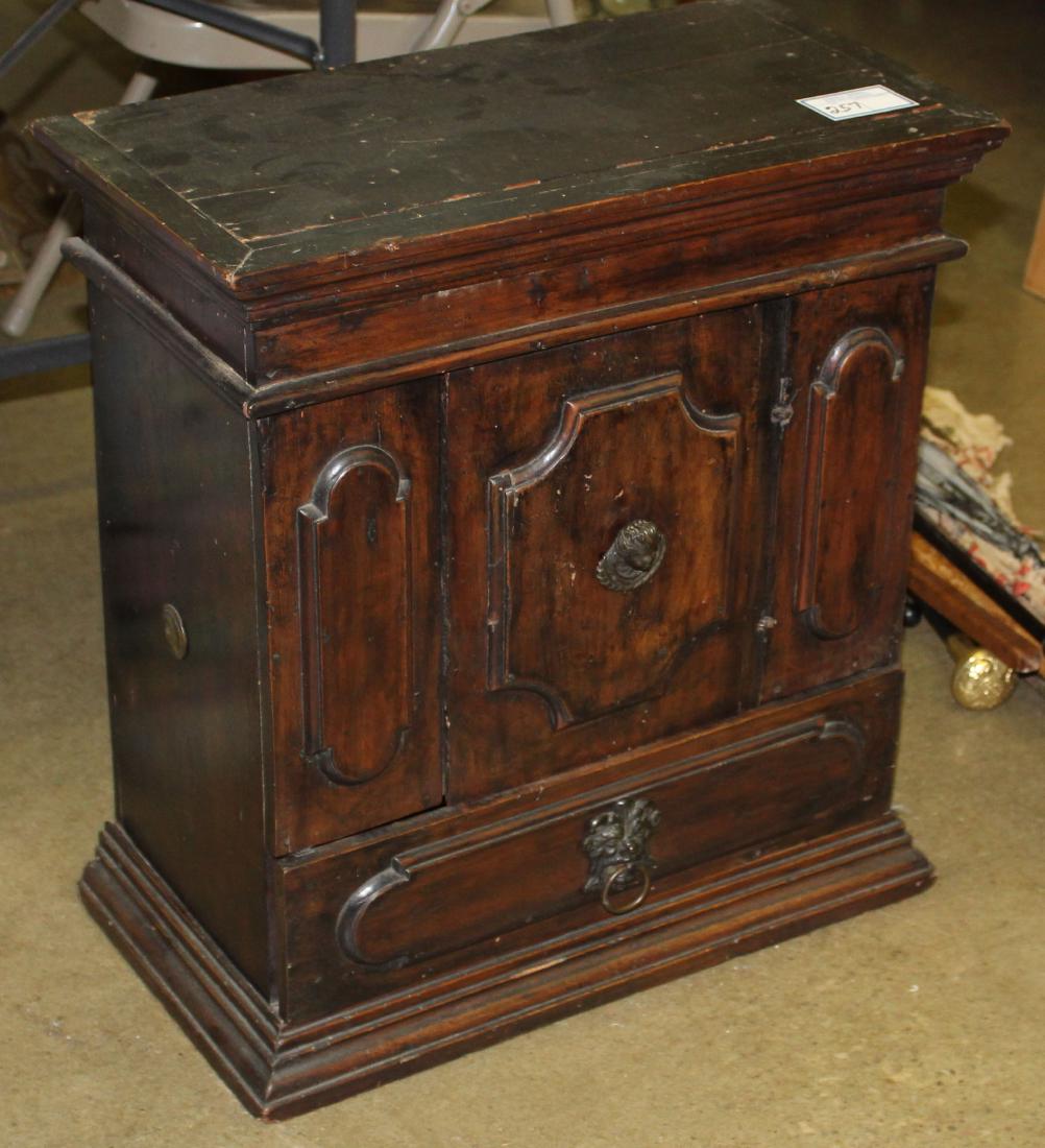 Contential one drawer cupboard (1 of 2)