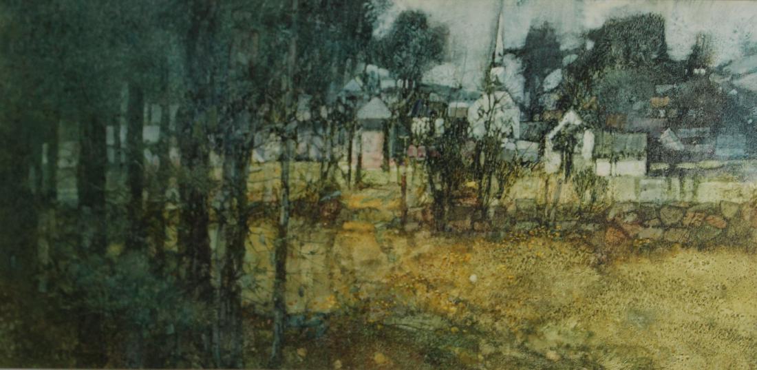 John Jensen (VT 20th c) At the Edge of Town (1 of 4)