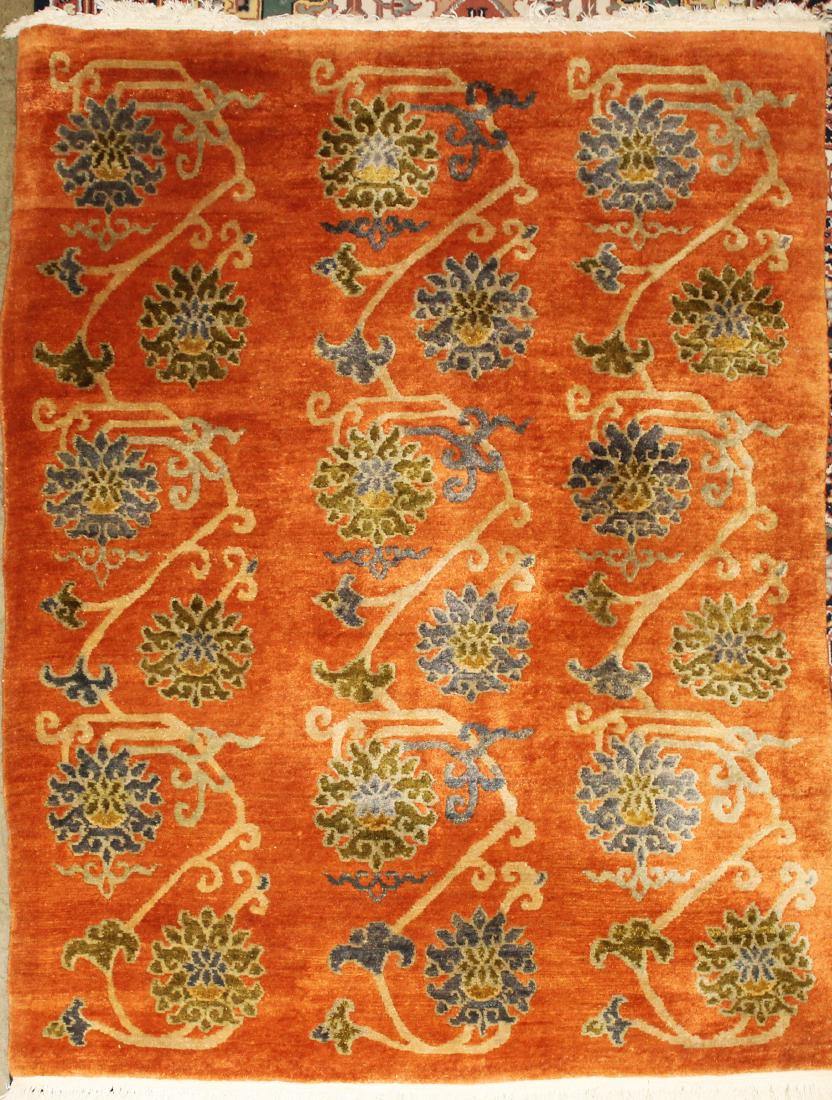 mid 20th c Nepalese area rug (1 of 4)