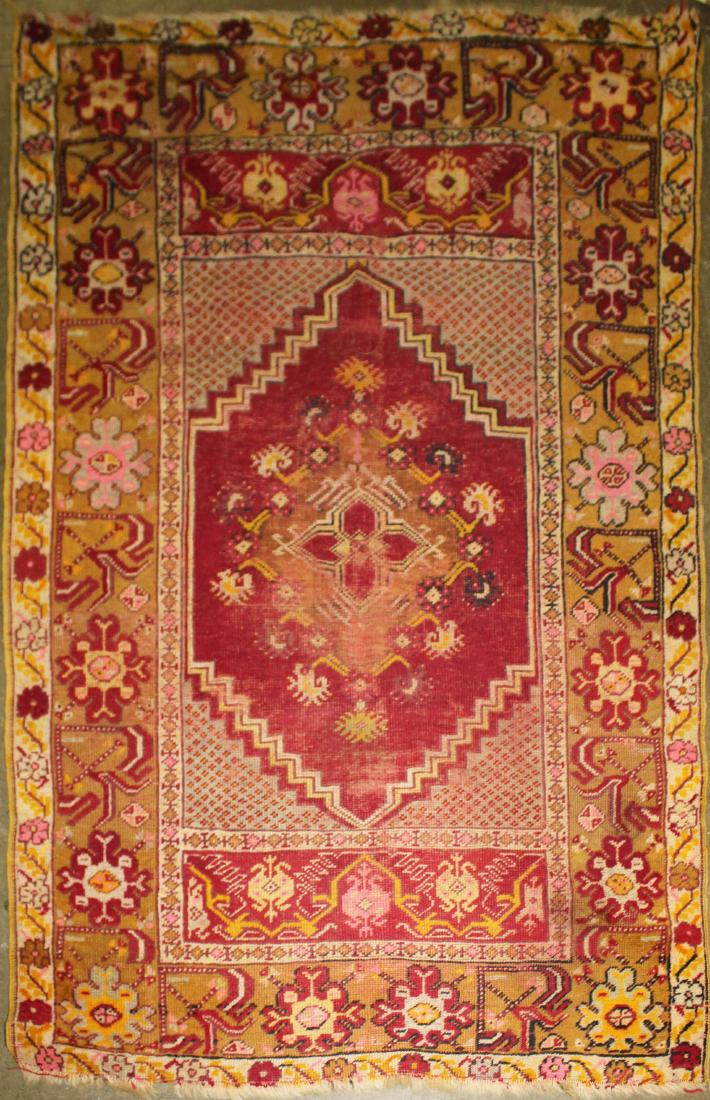early 20th c SE Caucasus area rug (1 of 5)