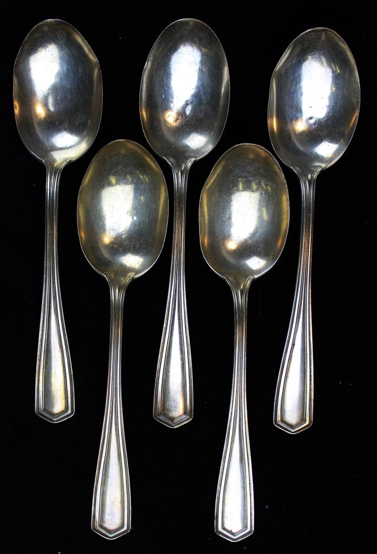 5 Simpson, Hall & Miller Co. sterling tablespoons (1 of 4)