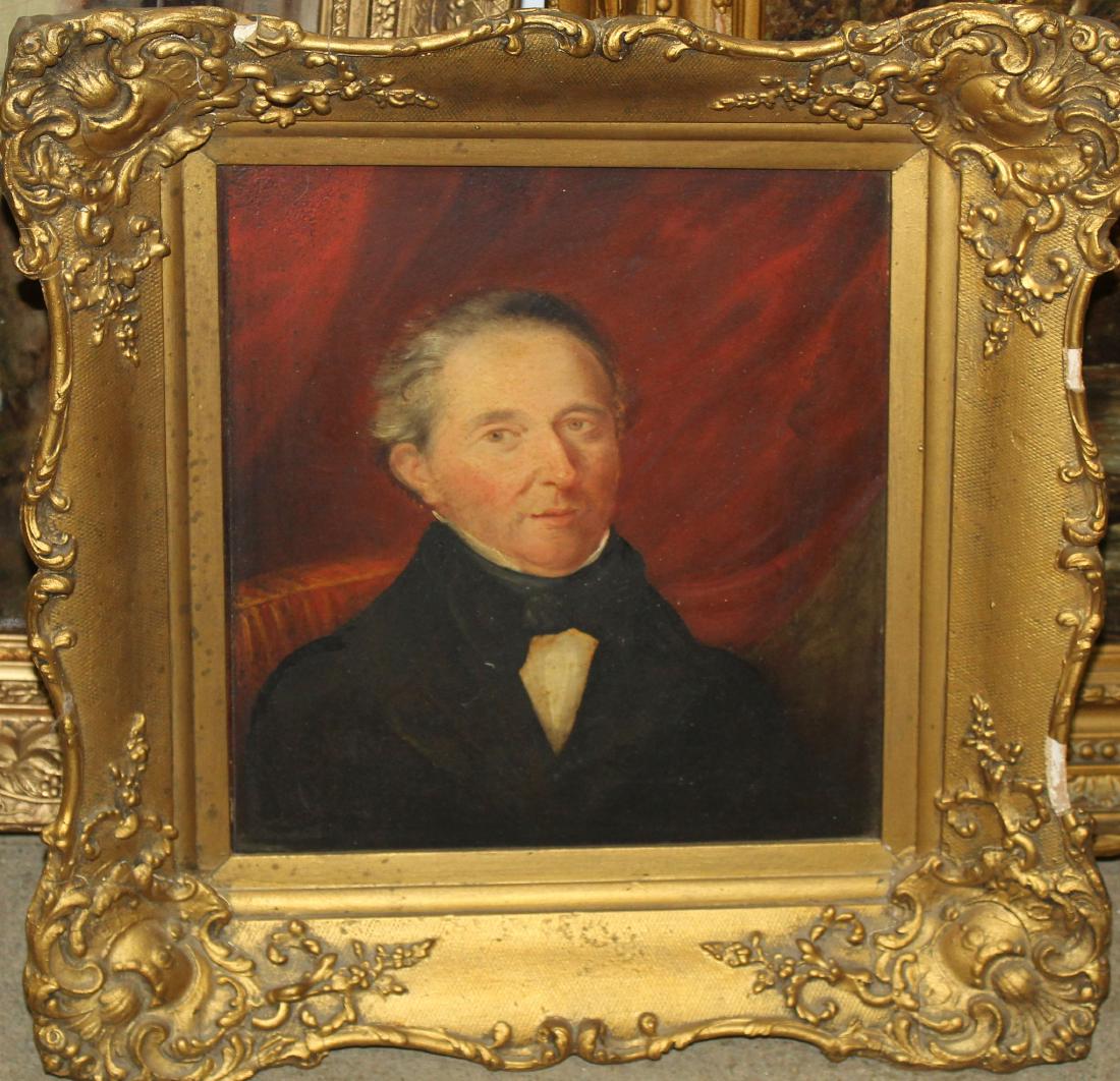 John Jackson (EN 19th c ) Portrait of a gentleman (1 of 2)