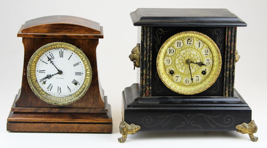 1910 Seth Thomas, Waterbury shelf clocks (1 of 4)