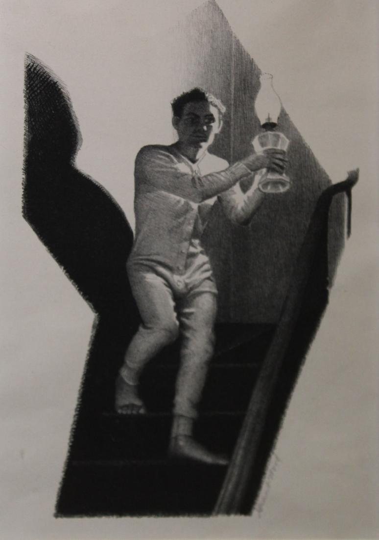 Grant Wood (AM 1891-1942) Midnight Alarm (1 of 2)
