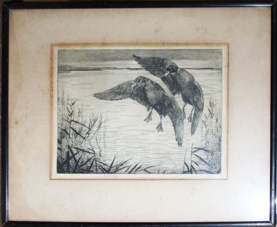 sporting prints- Marples, Frank W Benson (1 of 2)