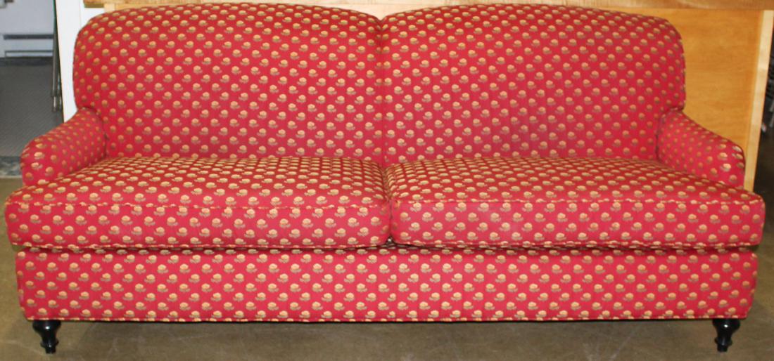 20th c Hepplewhite mahogany window seat (1 of 3)