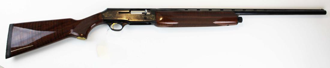 Browning B-80 Ducks Unlimited 12 ga shotgun: Browning B-80 Ducks Unlimited Central Edition The Plains 12 gauge pump shotgun, deluxe stock, with original case, booklet, & box, serial # 83DU3103 (this firearm is to be sold in accordance with Feder