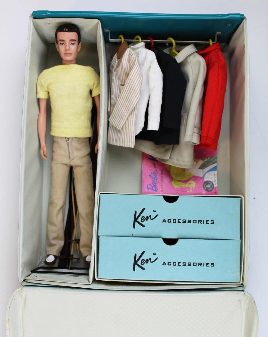 vintage Ken doll, case, & accessories: vintage Ken doll, Ponytail case, clothing, & accessories