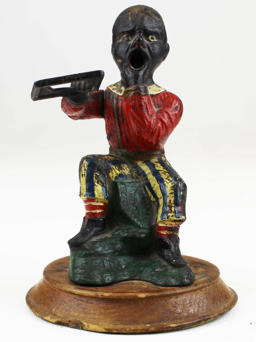 Black Americana cast iron cigar cutter (1 of 7)