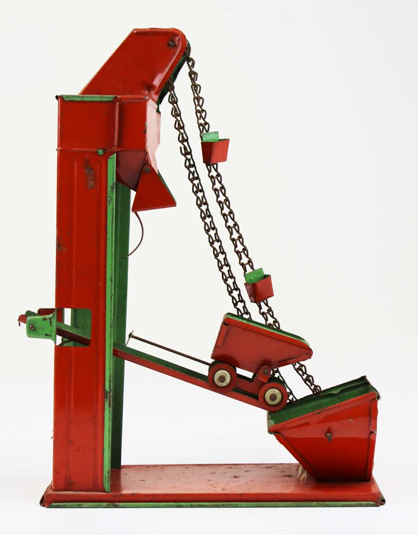 early Wolverine tin sand elevator toy (1 of 6)