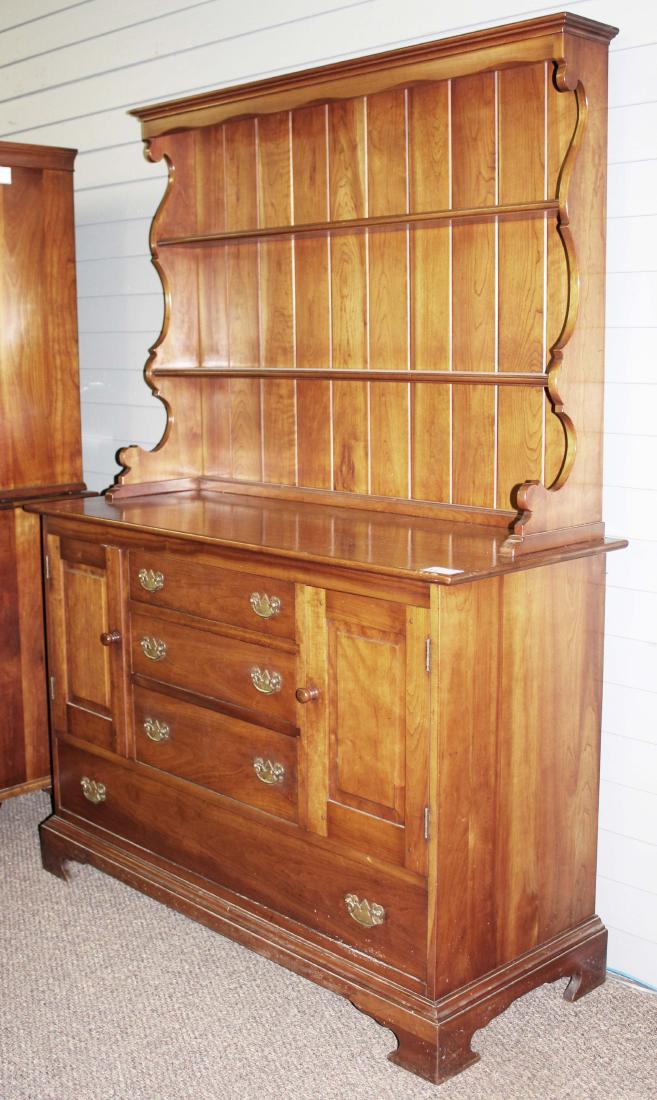 Leopold Stickley Cherry Valley stepback cupboard (1 of 5)