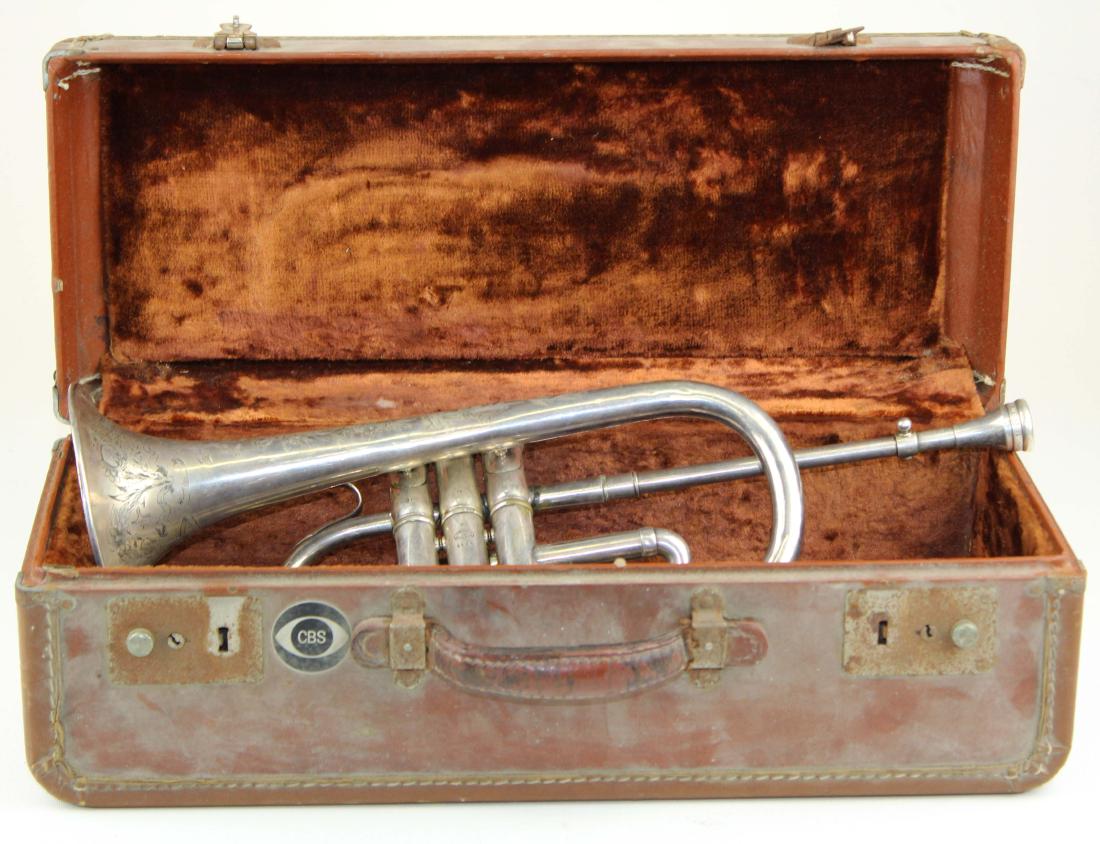 Besson Paris engraved cornet (1 of 3)