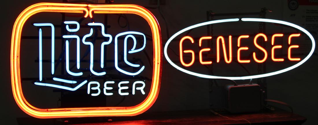 Two Vintage Beer lights (1 of 1)