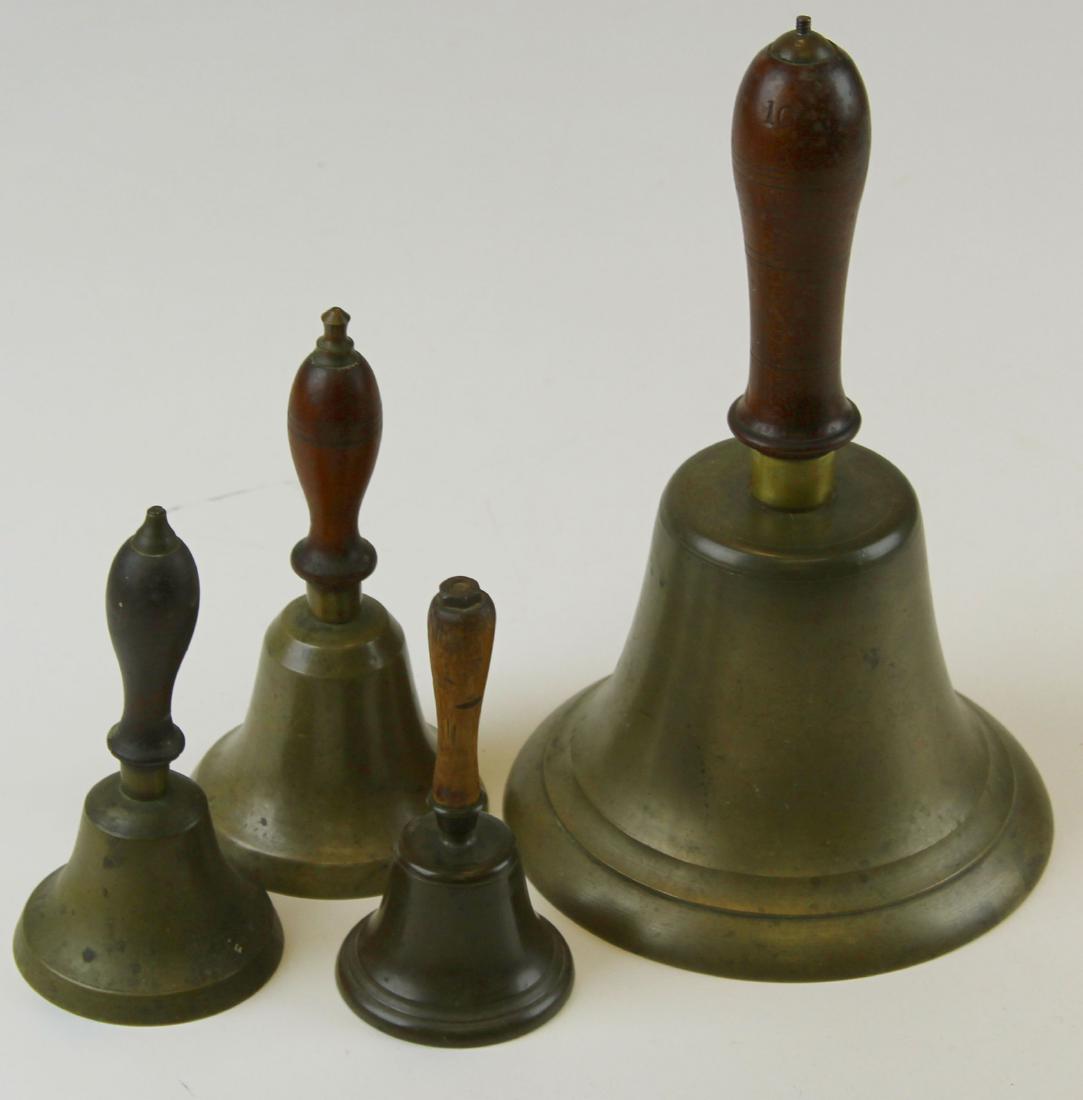 large 19th c brass school bell (1 of 1)