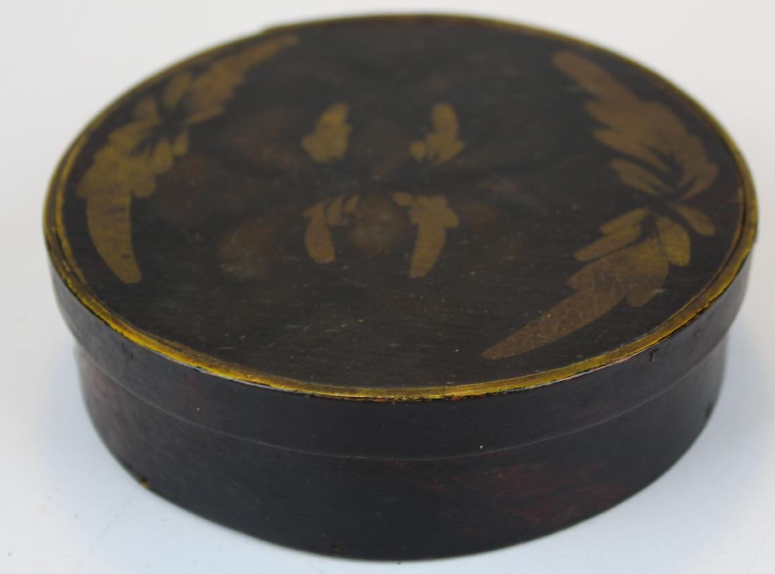 1838 grain painted presentation pantry box (1 of 4)