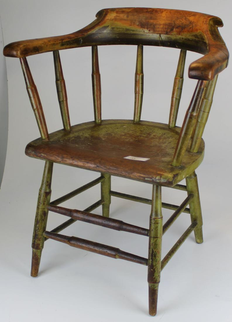 mid 19th c firehouse Windsor armchair (1 of 1)