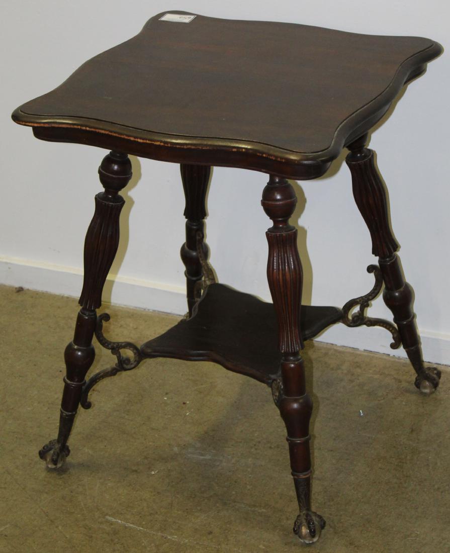 late 19th c parlor table or lamp table (1 of 1)