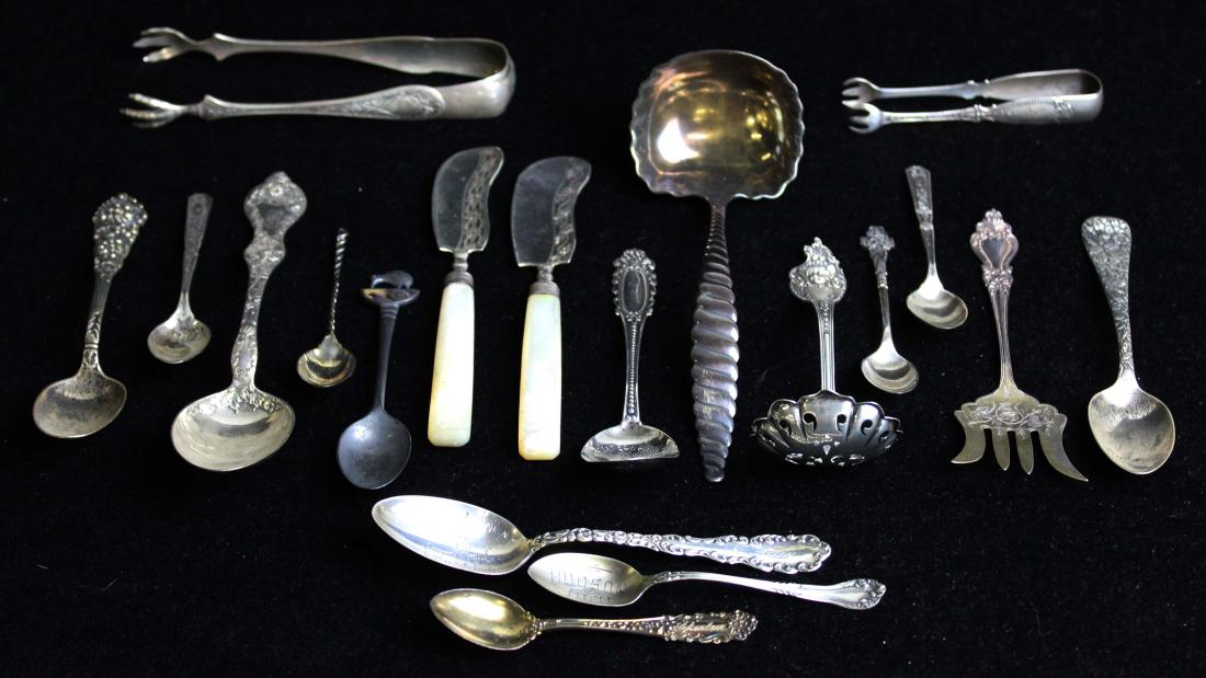 19 pcs.  Various Sterling silver flatware (1 of 17)