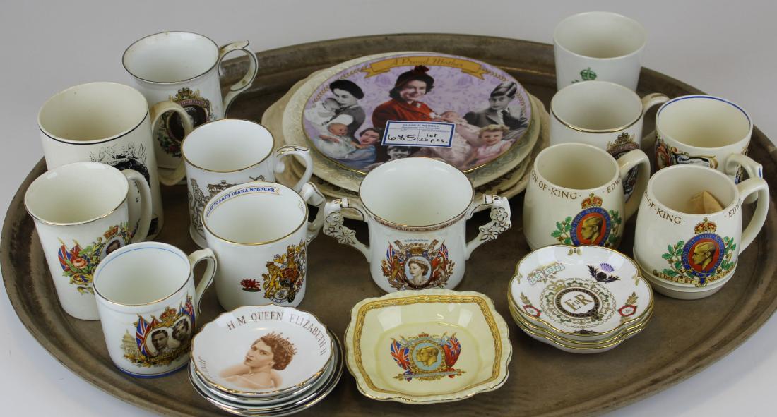 collection of Coronation commemorative porcelain (1 of 1)