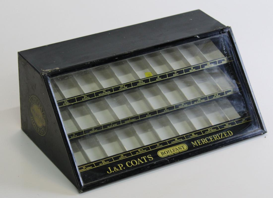 J & P Coates metal thread cabinet (1 of 2)