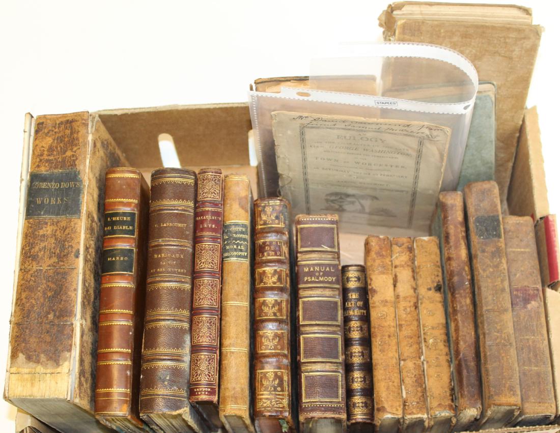 leather bound books, Washington Eulogy (1 of 1)