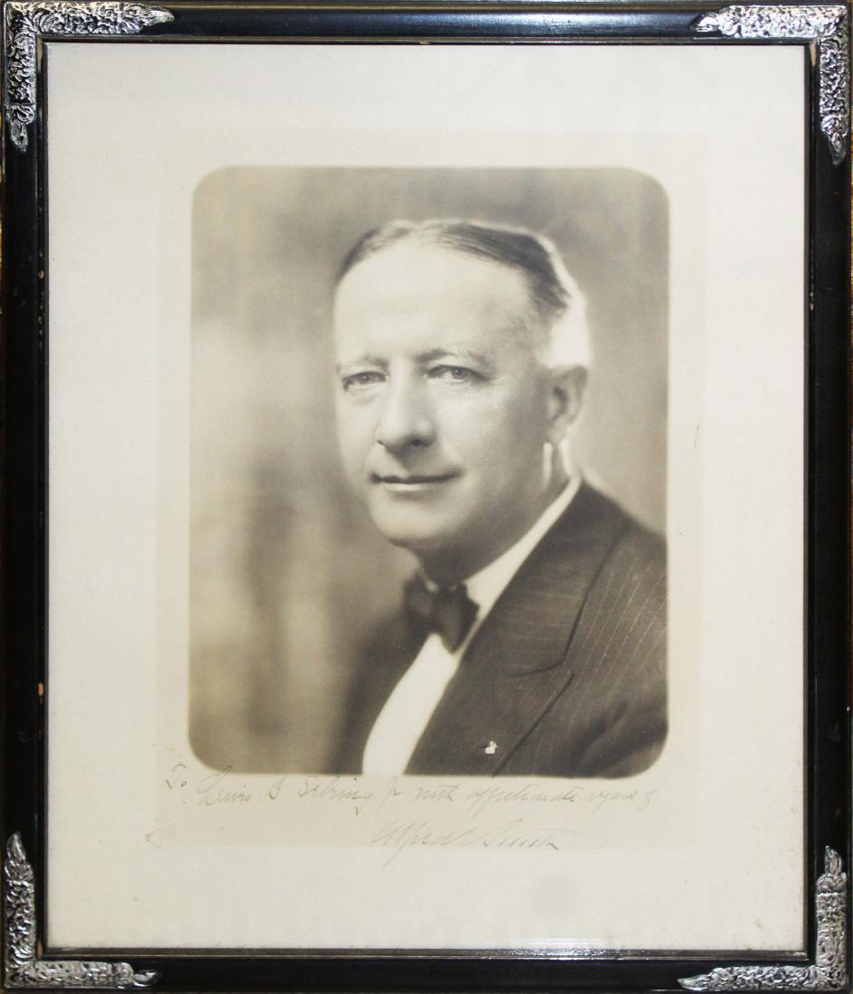 1926 Alfred Smith inscribed photograph