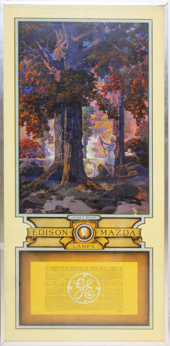 Maxfield Parrish Edison Mazda Golden Hours (1 of 1)