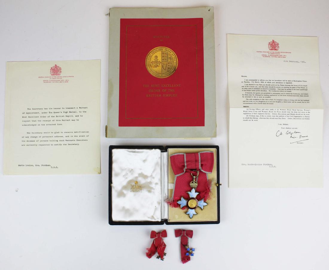 1964 Mary Louise Fordham British medals (1 of 8)