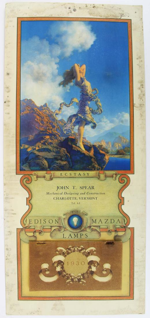 1930 Maxfield Parrish Edison Mazda calendar (1 of 7)