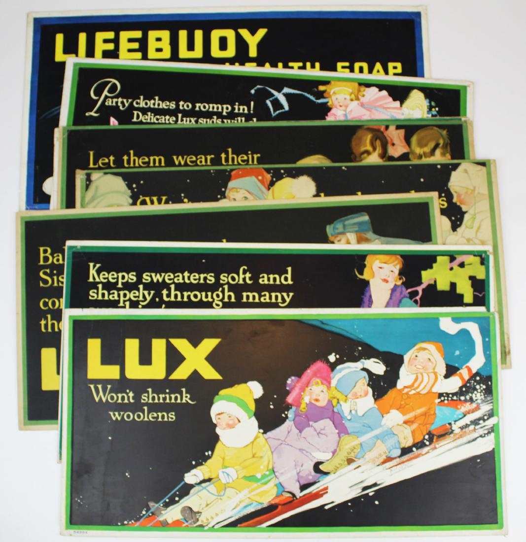 ca 1900 Lux Soap advertising signs (1 of 5)