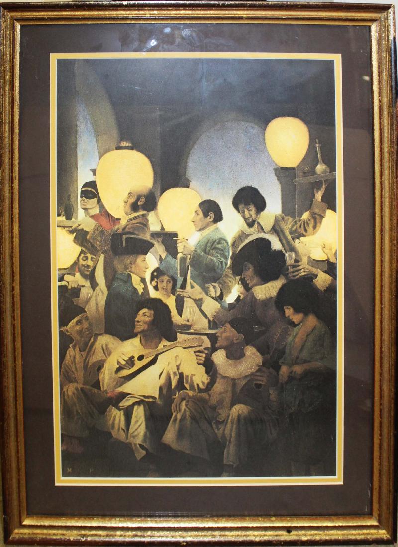 four Maxfield Parrish prints (1 of 4)