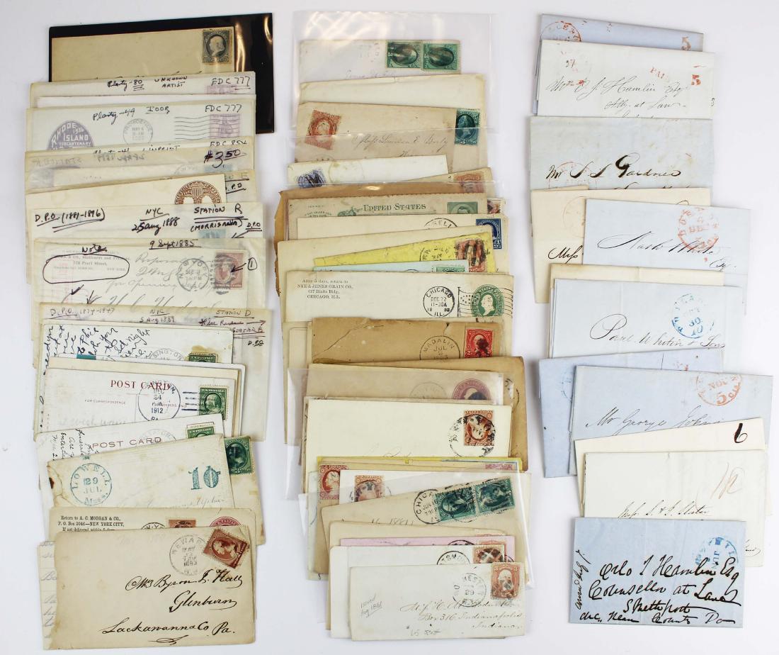 early postal covers & stampless covers, DPO's (1 of 8)