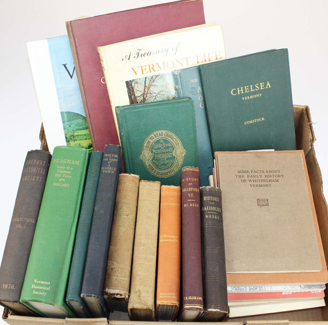 Vermont books & town history's
