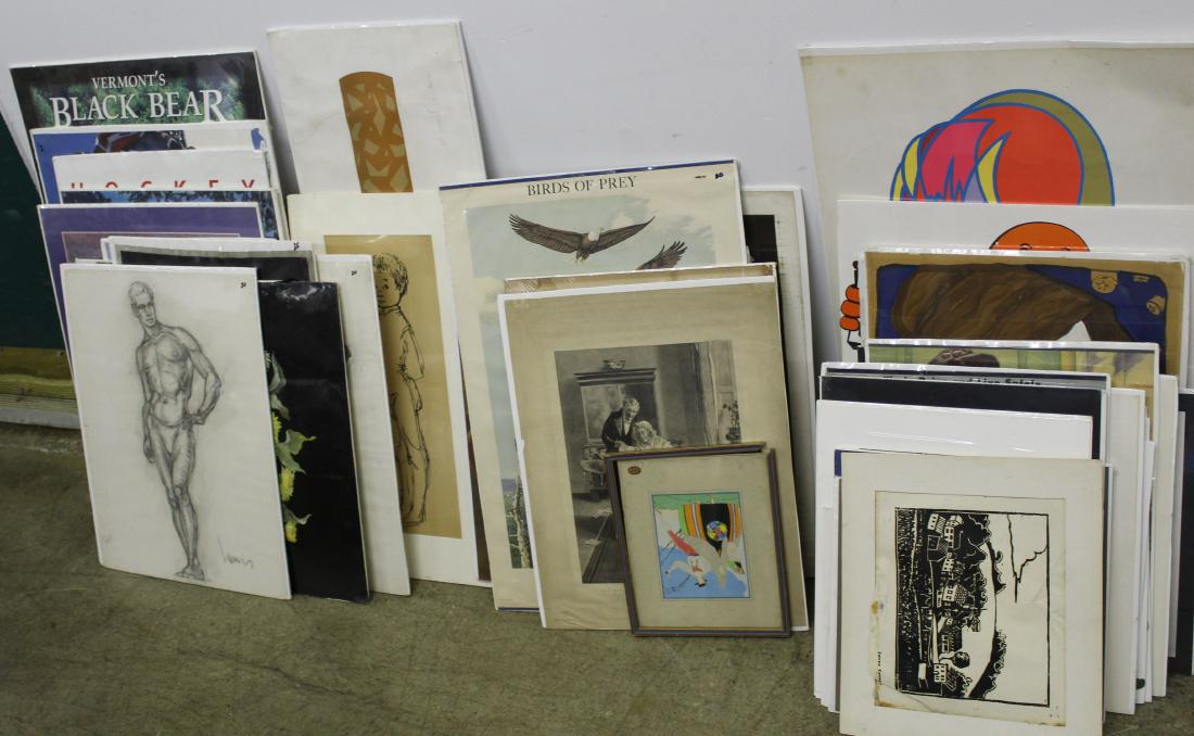 Huge lot of Posters, Prints, Ephemera, etc (1 of 6)