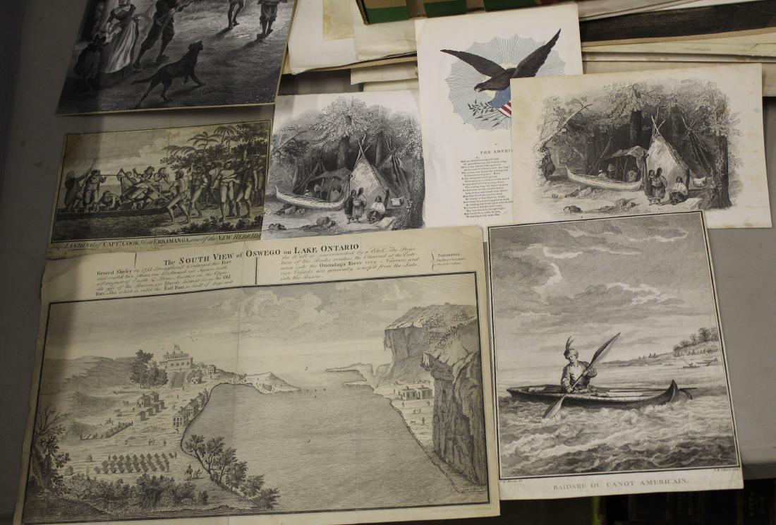 Lot of 18th and 19th c engravings of First Nations (1 of 5)