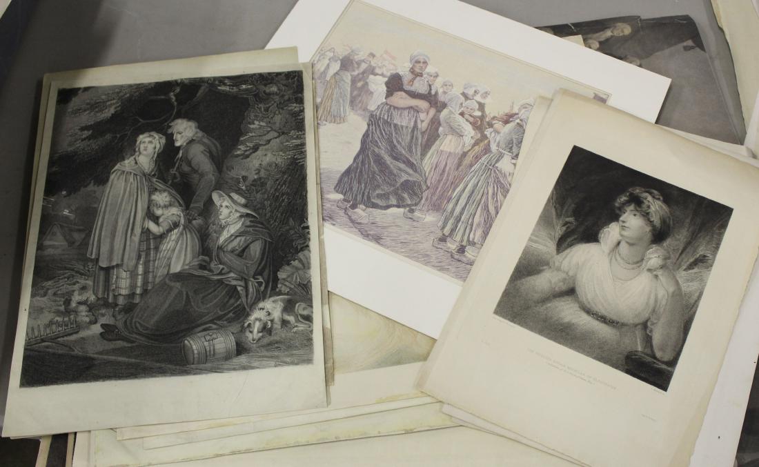 18th and 19th c engravings incl historic and romantic (1 of 18)