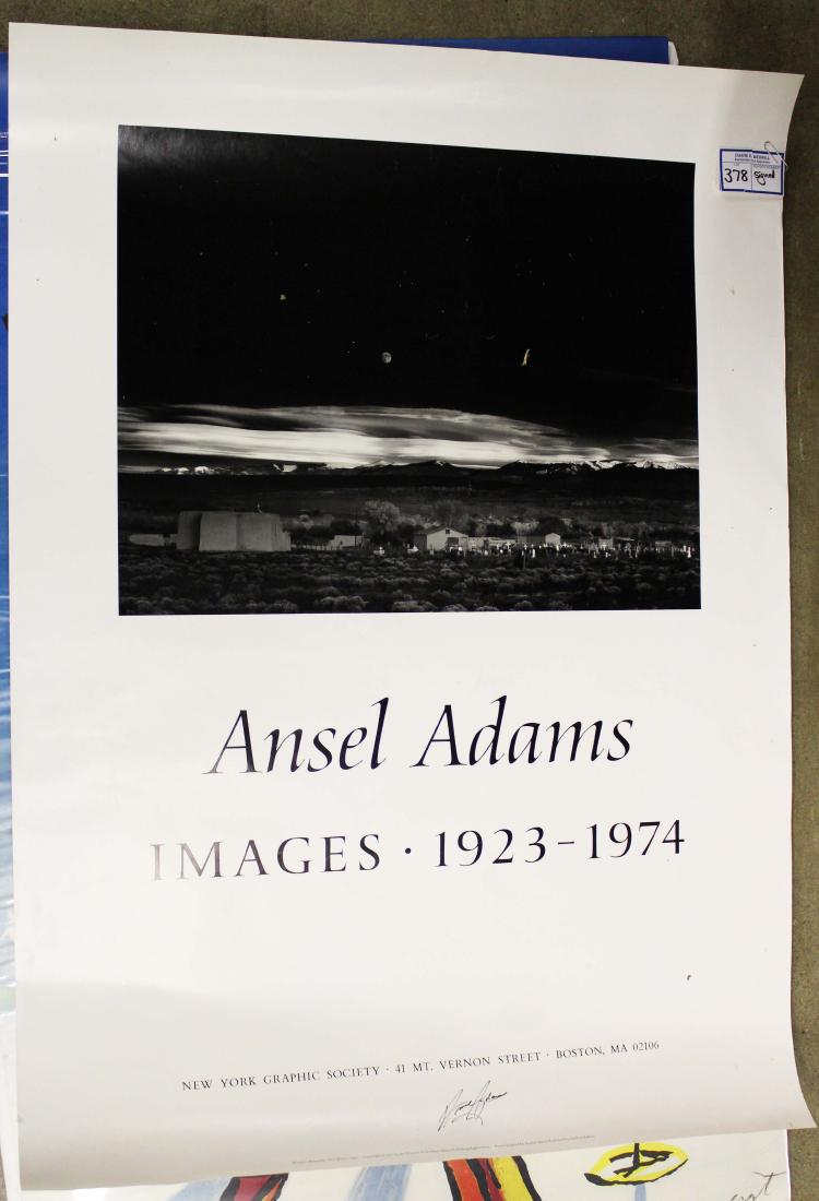 1981 Ansel Adams signed poster (1 of 2)