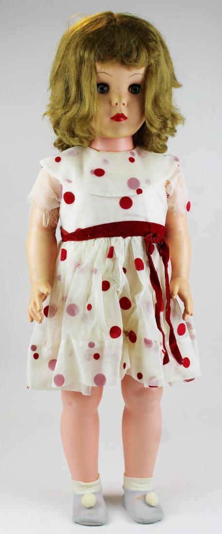 vintage Effanbee Mary Jane with flirty eyes: vintage Effanbee Mary Jane with flirty eyes, ht 31"