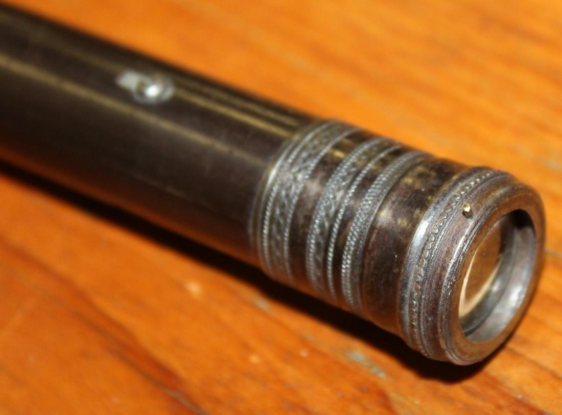 19th c telescope: 19th c telescope 30.5"l x .75"diam for bench target shooting.