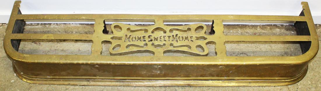 Home Sweet Home Brass Fireplace Fender Feb 22 2019 Merrill S