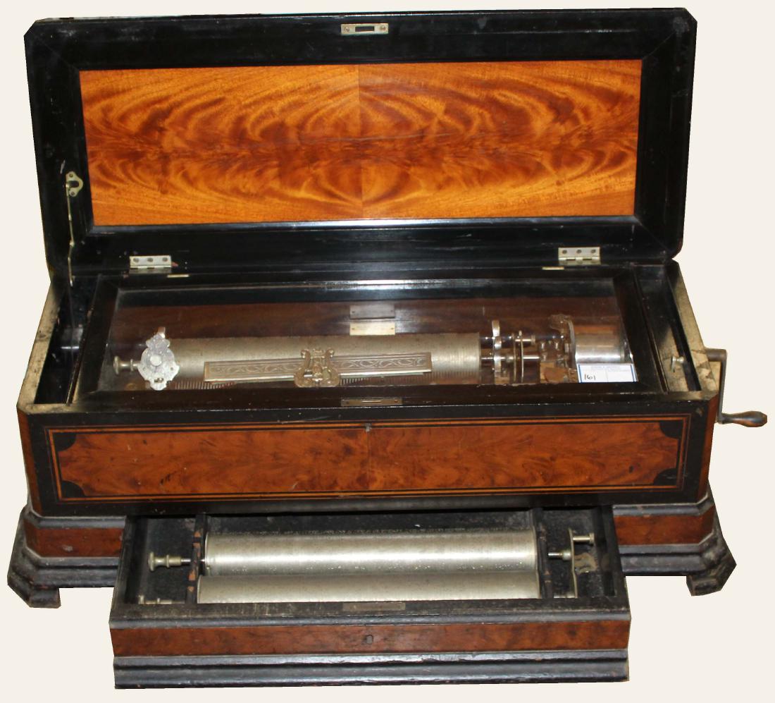 Jacot & Son Swiss cylinder music box May 24, 2019 Merrill's