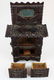 ca 1900 tramp art doll chest with mirror - 3