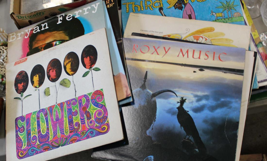 Collection of 33 rpm records: Including Bryan Ferry, near complete catalog of Roxy Music etc about 50 pcs.