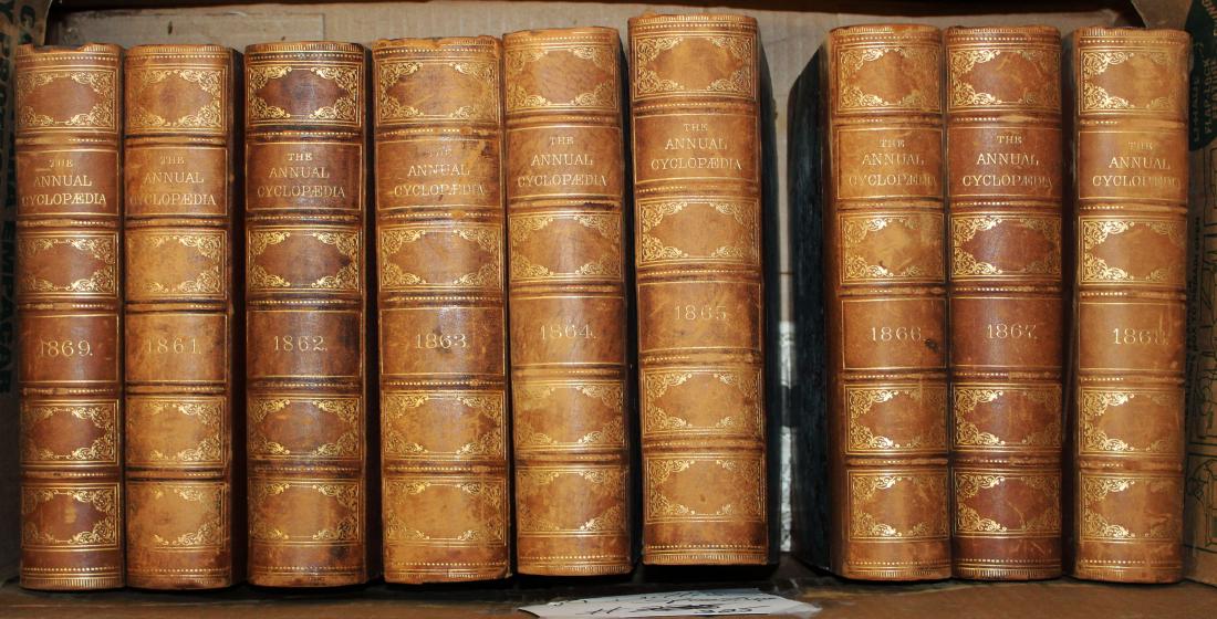 1861- 1869 American Annual Cyclopaedia: 1861- 1869 The American Annual Cyclopaedia (9 vols), Appleton & Co, NY
