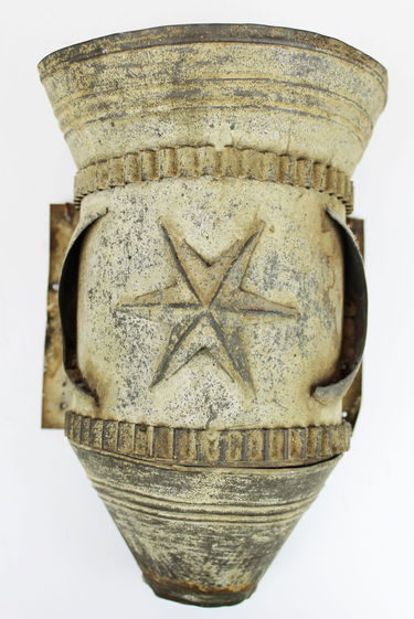 early 19th c architectural tin downspout