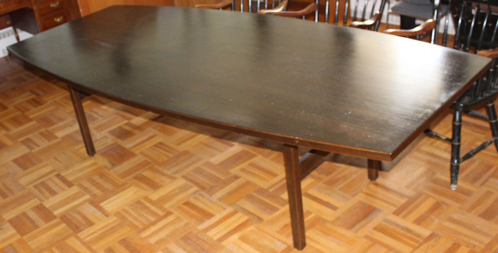 Large Jens Risom table: Large Jens Risom conference table 108 x 48"